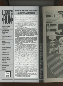 (1991) Logan's Run #6: COPPER AGE! WE COMBINE SHIPPING! (6.0)