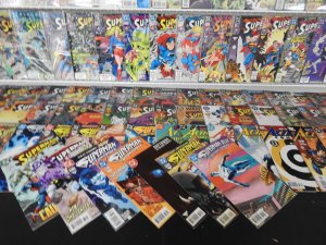 Huge Lot 180+ Comics Starring Superman!! Action Comics+ Avg VF- Condition!