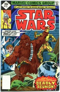 STAR WARS #13, FN, Luke Skywalker, Darth Vader, 1977, more SW in store