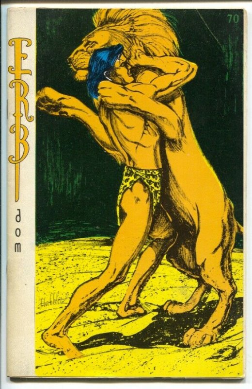 ERB-dom #70 1973-early Burroughs & Tarzan fanzine-buy/sell ads-FN 
