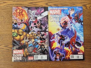 Marvel Point One #1- 2PC LOT Bradshaw Wraparound + Regular Covers (8.0/9.0) 2012