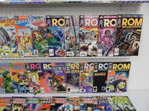 Huge Lot 190+ Comics W/ Spider-Man, Rom, Power Man, +More! Avg VF- Condition!