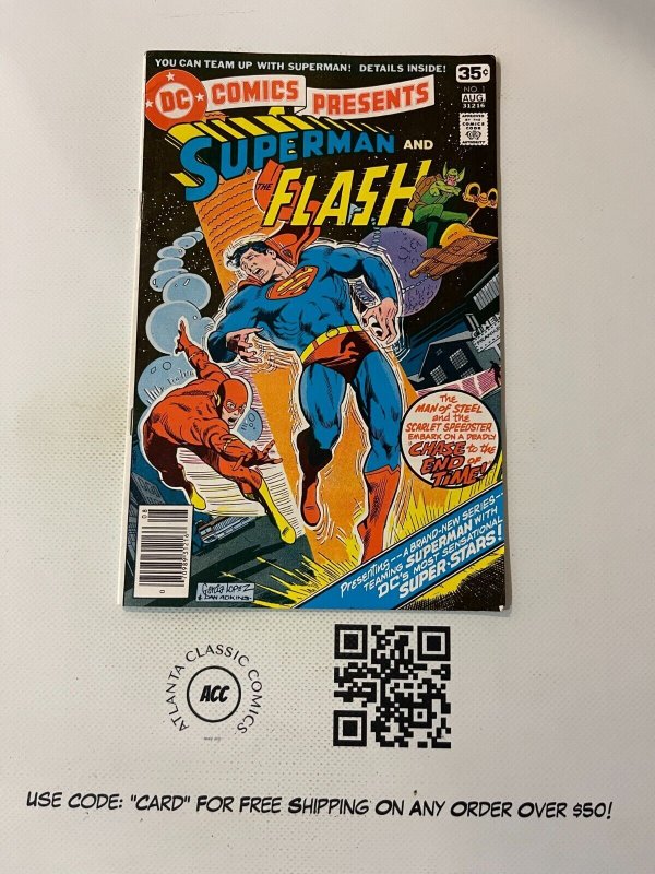 DC Comics Presents # 1 FN/VF Comic Book Superman Flash Team Up 22 J226