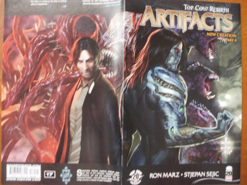 4 Mint Top Cow ARTIFACTS Comic #13 17 19 21 (Wrap-Around New Creation Rebirth)