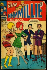 MILLIE THE MODEL #156 1967 MARVEL GOOD GIRL ART  POSES VG
