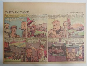 Captain Yank Sunday by Frank Tinsley from 7/25/1943 Size: 11 x 15 inches