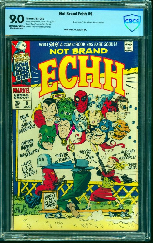 Not Brand Echh #9 CBCS VF/NM 9.0 Off White to White