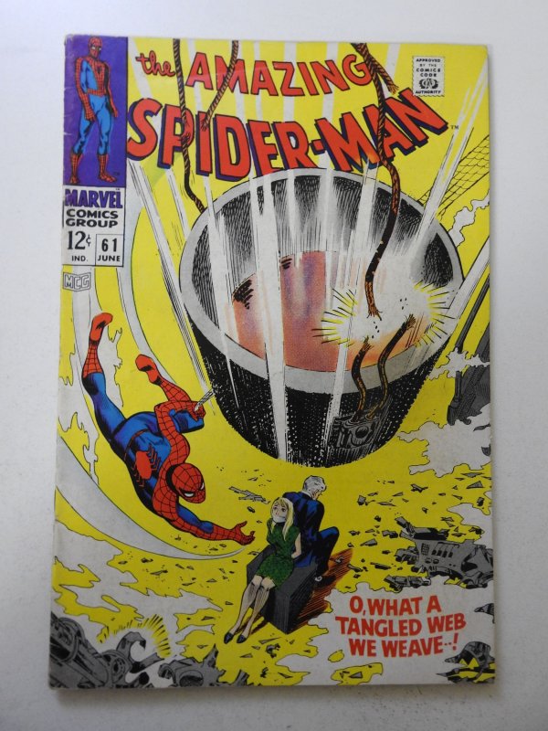The Amazing Spider-Man #61 (1968) VG  2 centerfold wraps detached bottom staple