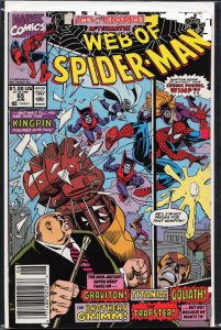 Web of Spider-Man #65 Newsstand Edition (1990) Spider-Man