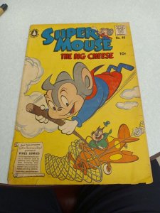 Super Mouse #40 The Big Cheese 1957 silver age funny animal superhero cartoon