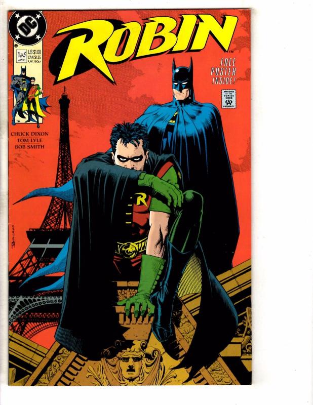 15 Robin DC Comic Books # 1 (2) 2 3 (2) 4 5 + Robin 2 # 1 (5) 3 (3) Batman J256