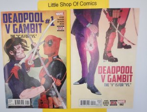 Deadpool Vs. Gambit #1 2 3 4 5 Complete Set 1-5 2016 Marvel Comics