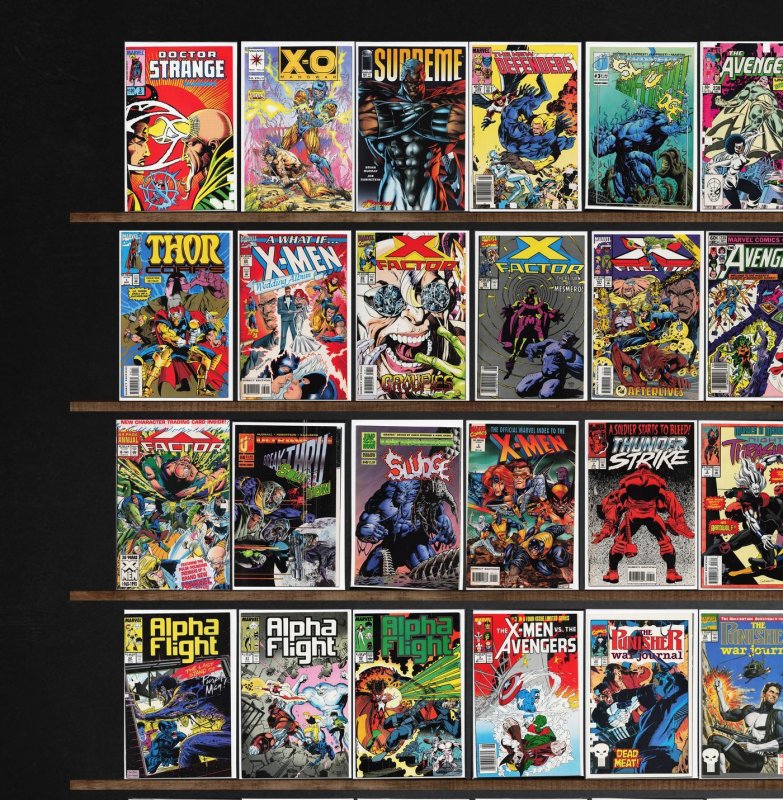 Huge Lot 150+ Comics with Silver Surfer, The Punisher, The Avengers & More!