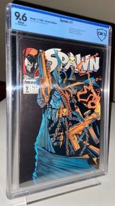 Spawn #7 - Key Comic & Iconic Cover by Todd McFarlane! CBCS 9.6 - Brand New Slab