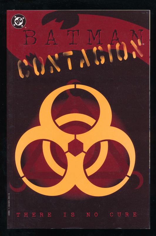 BATMAN CONTAGION - There is No Cure - Graphic Novel DC Comics VF Copy! (SIC392)