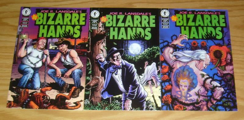 Joe R. Lansdale's By Bizarre Hands #1-3 VF/NM complete series - phil hester set