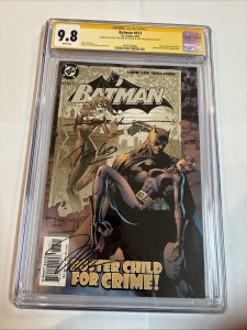 Batman# 613 (2003) (CGC 9.8 WP) Signed Jeph Loeb • Jim Lee • Scott Williams