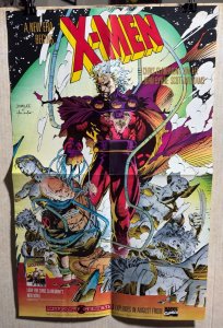 2001 X-MEN MUTANT GENESIS Jim Lee 17x22 PROMO Poster FN 6.0 Marvel Comics