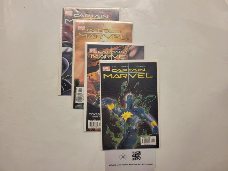 4 Captain Marvel Marvel Comic Books #19 20 21 22 45 RC43