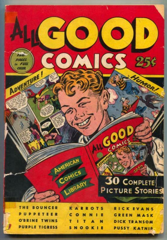 All Good Comics 1944- Green Mask- incomplete bargain