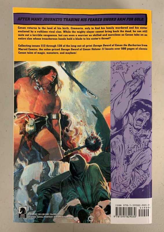 The Savage Sword of Conan Vol. 11 2012 Dark Horse Michael L. Fleisher 