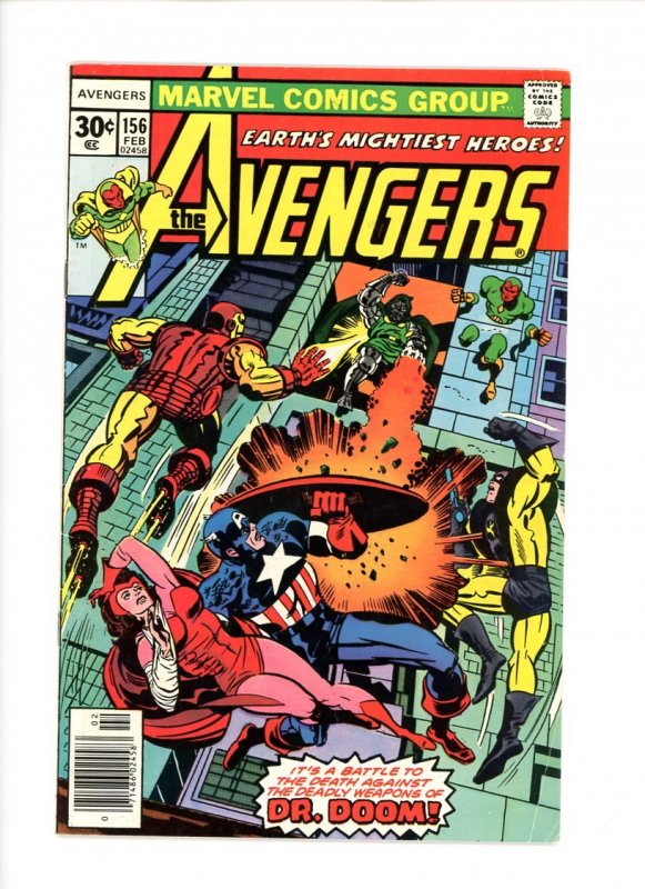 Avengers #156  1977  VG/F