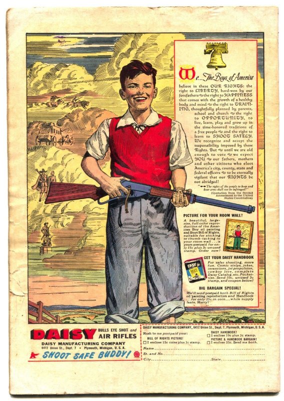 True Comics #67 1947- Miguel Aleman- Charging Zebra VG