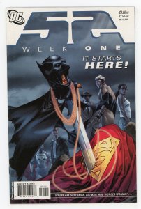 52 Week #1 Geoff Johns Grant Morrison Booster Gold NM