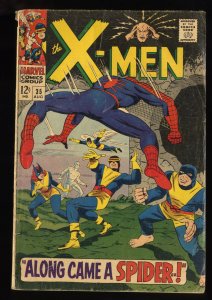 X-Men #35 GD/VG 3.0 Spider-Man! 1st Changeling!