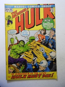 The Incredible Hulk #147 (1972) VG+ Condition