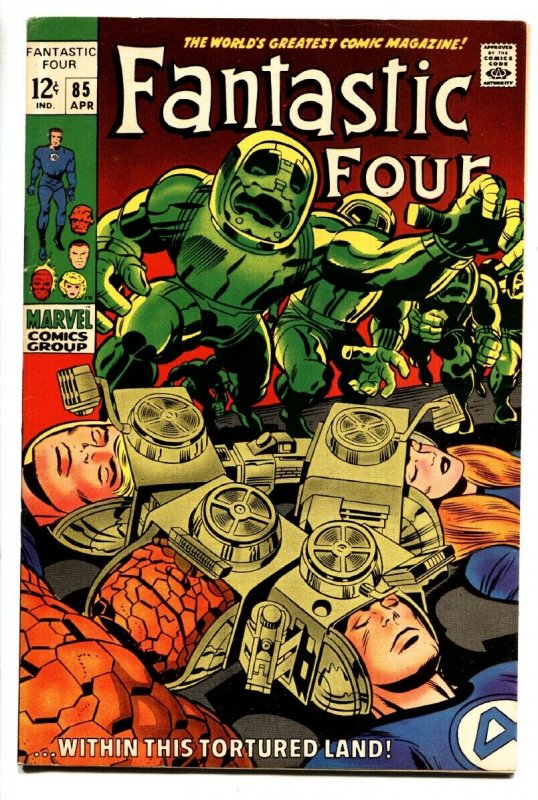 FANTASTIC FOUR #85 comic book 1969-Marvel HIGH GRADE VF