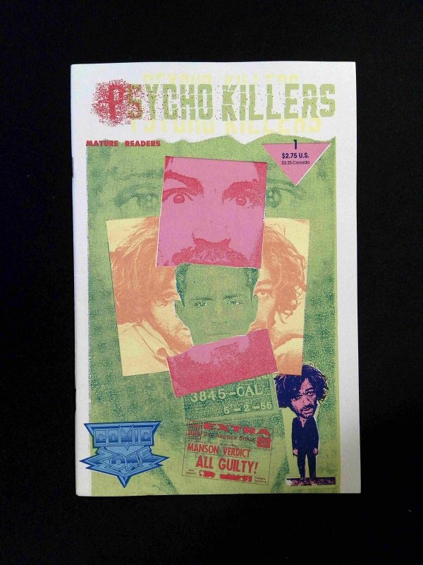 Psycho Killers #1  COMIC ZONE Comics 1991 VF/NM 