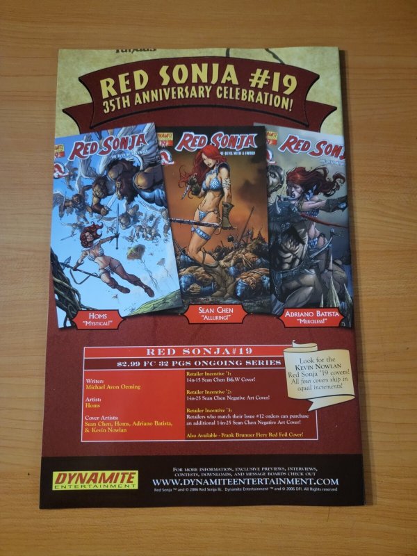 Red Sonja v1 #18 Cover D Variant ~ NEAR MINT NM ~ 2007 Dynamite Comics