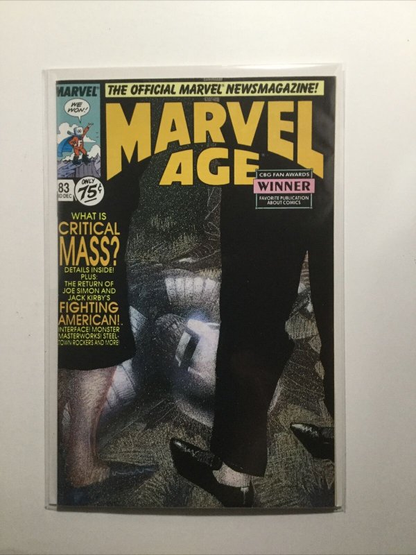 Marvel Age 83 Near Mint Nm Marvel