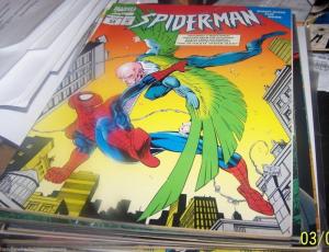 SPIDER-MAN COMIC # 54 FLIP BOOK SCARLET SPIDER  BEN REILLY VULTURE CLONE