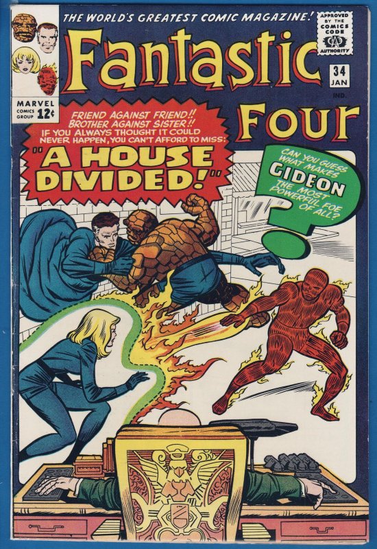 Fantastic Four #34 (1965) 8.5 - Gorgeous