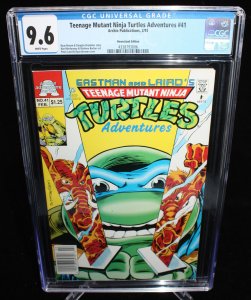 Teenage Mutant Ninja Turtles Adventures #41 (CGC 9.6) Newsstand - 1993