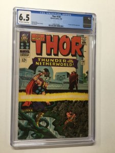 Thor 130 Cgc 6.5 Ow/w Pages Marvel Silver Age