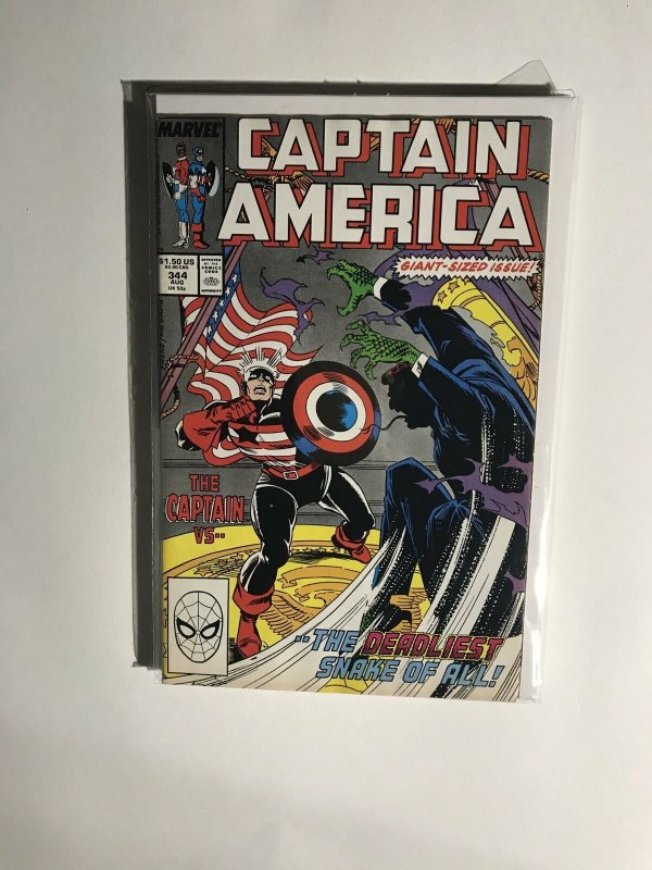 Captain America #344 (1988)NM5B6 Nm Near Mint