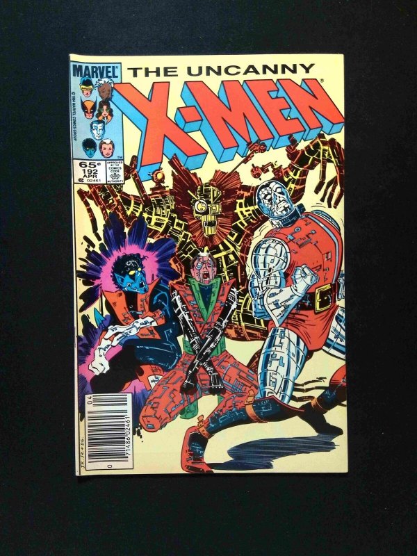 Uncanny X-Men #192  MARVEL Comics 1985 VF NEWSSTAND