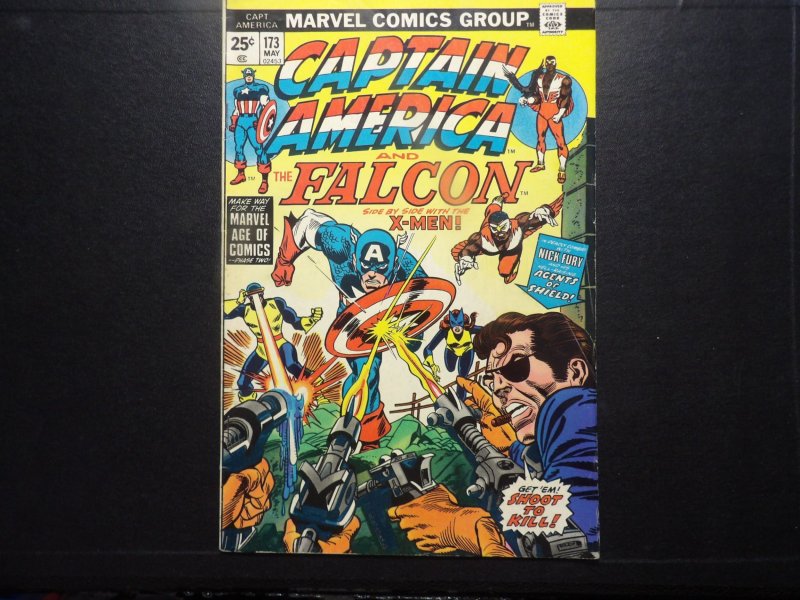 Captain America #173 (1974) X-MEN VF