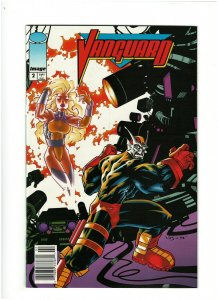 Vanguard #2 VF/NM 9.0 Newsstand Image Comics 1993