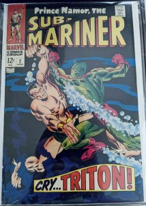 Sub-Mariner #2-5. Awesome Run Lot! Higher Grade! 4 Books (1968)