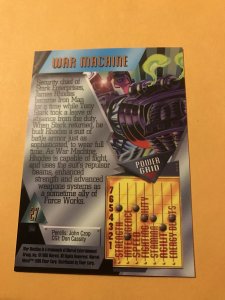 WAR MACHINE #27 card : Marvel Metal 1995 Fleer Chromium NM/M, Iron Man, base