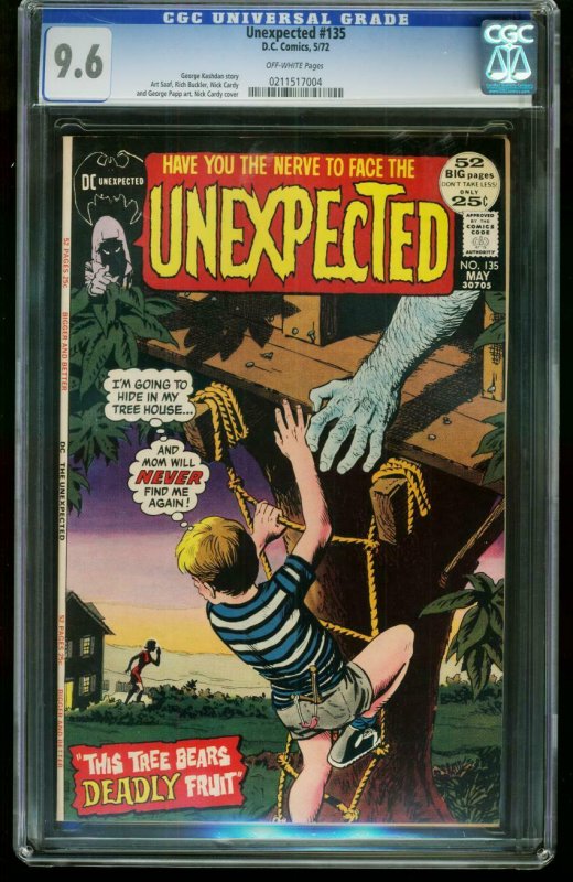 UNEXPECTED #135 1972-CGC GRADED 9.6 -  0211517004