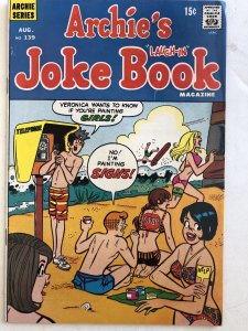 Archie’s Joke Book 139, great bikini beach cvr!VG-F!