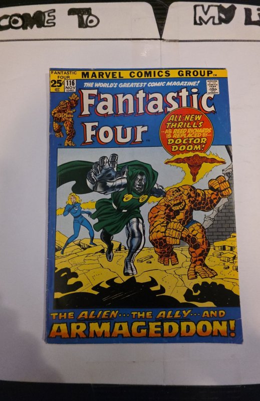 Fantastic Four #116 (1971)reed replaced bt Dr Doom - Doomsday