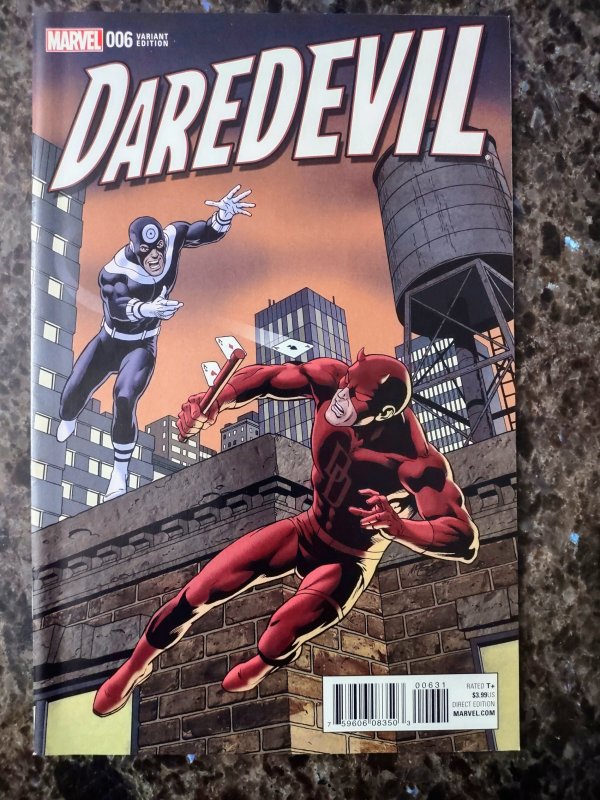 Daredevil #6 Bob McLeod 'Classic' Variant Bullseye (2016) VF/NM 9.0