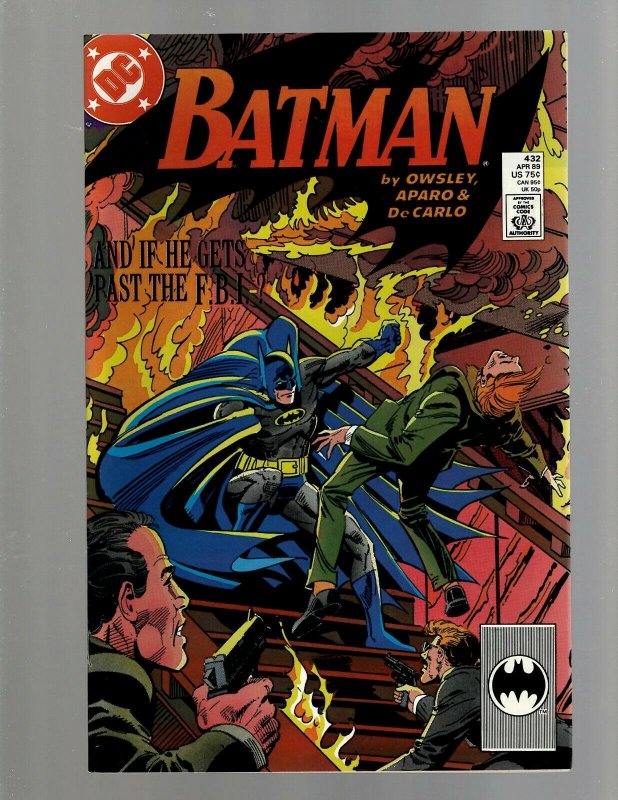 Lot of 12 Batman DC Comics #431 432 433 434 435 436 437 438 439 440 441 442 GK52