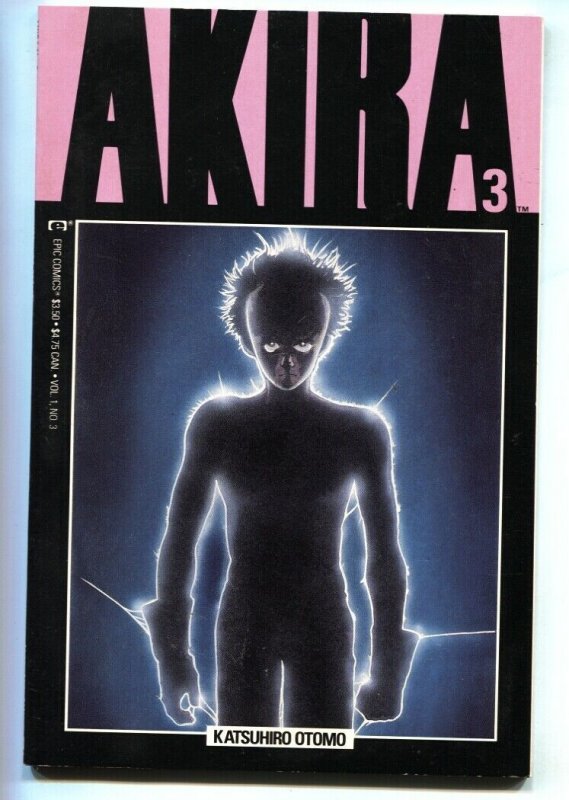 Akira #3 Katsuhiro Otomo- Epic / Marvel Manga Japanese 1988